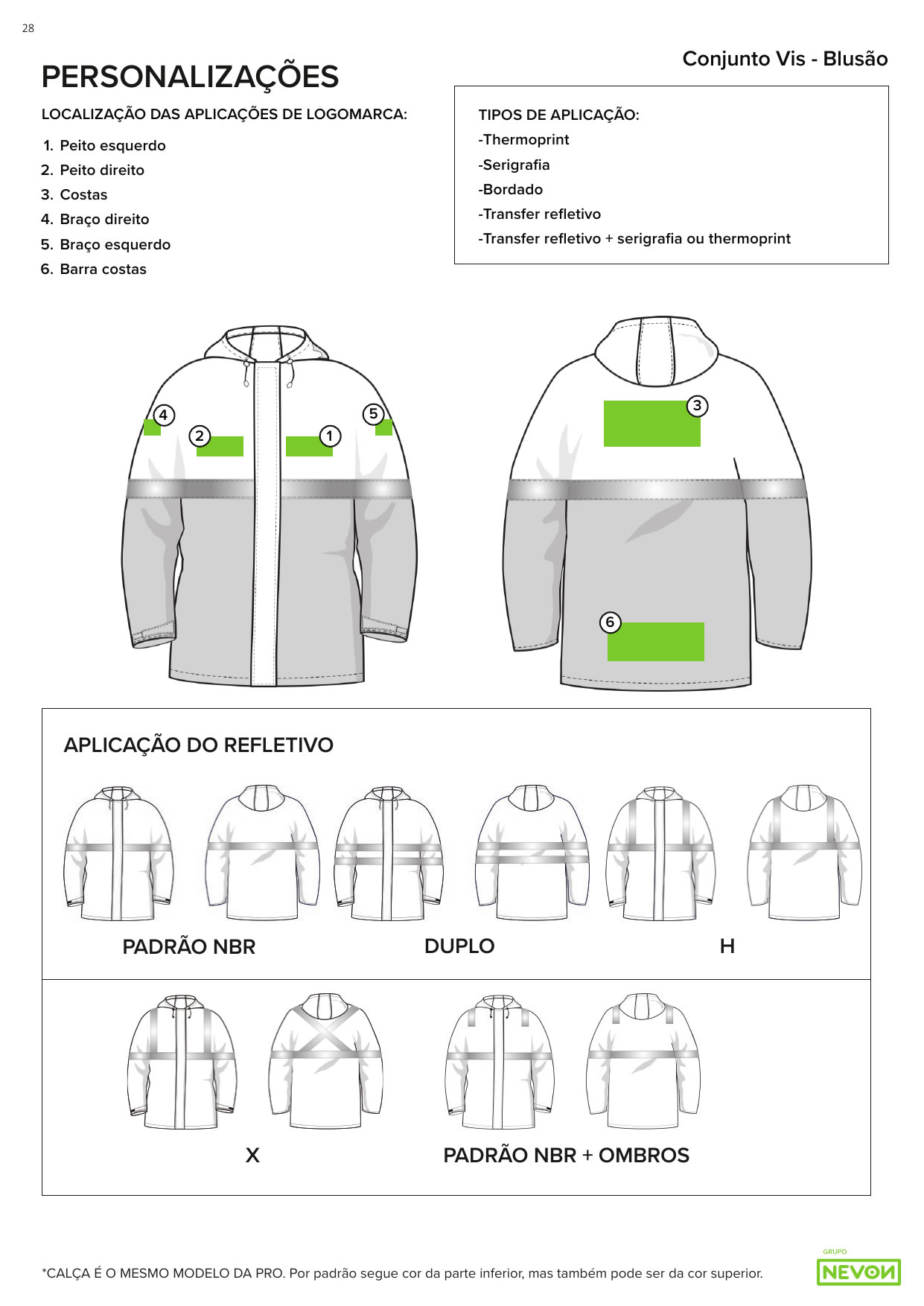 Conjunto Impermeável Vis - Blusão