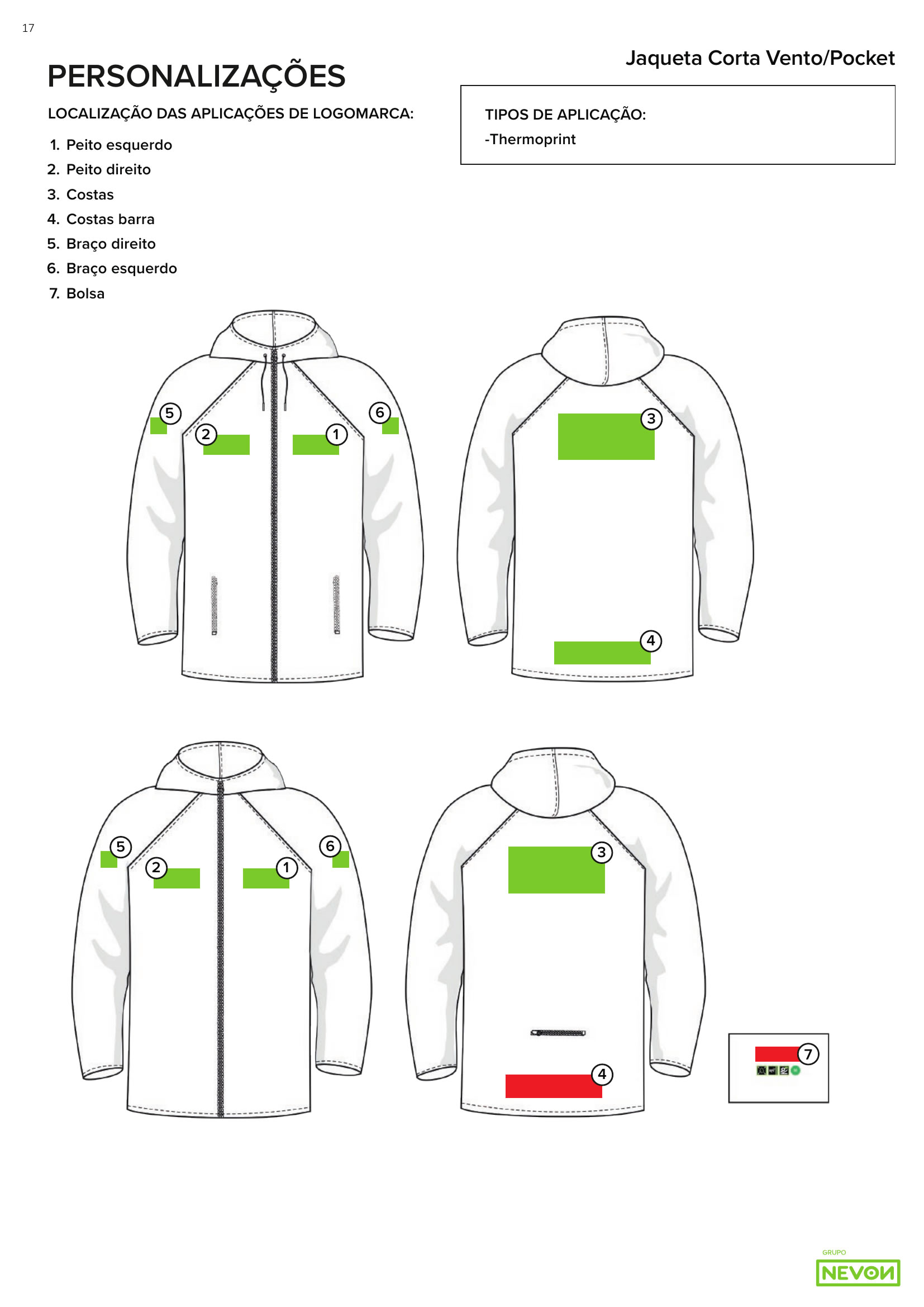 Jaqueta Corta Vento Pro